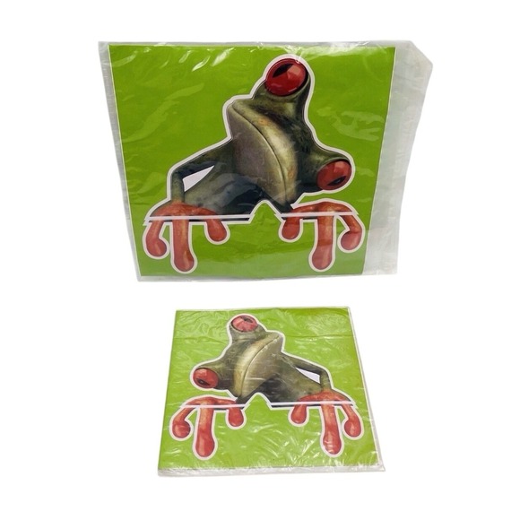VTG Peeking Frog Car Sticker Decal Vinyl Waterproof for Auto Window & Body LOT 2 - Picture 3 of 5